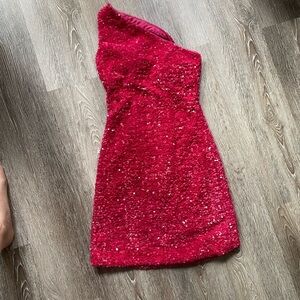 Berlin Nova hot pink sequin dress worn once